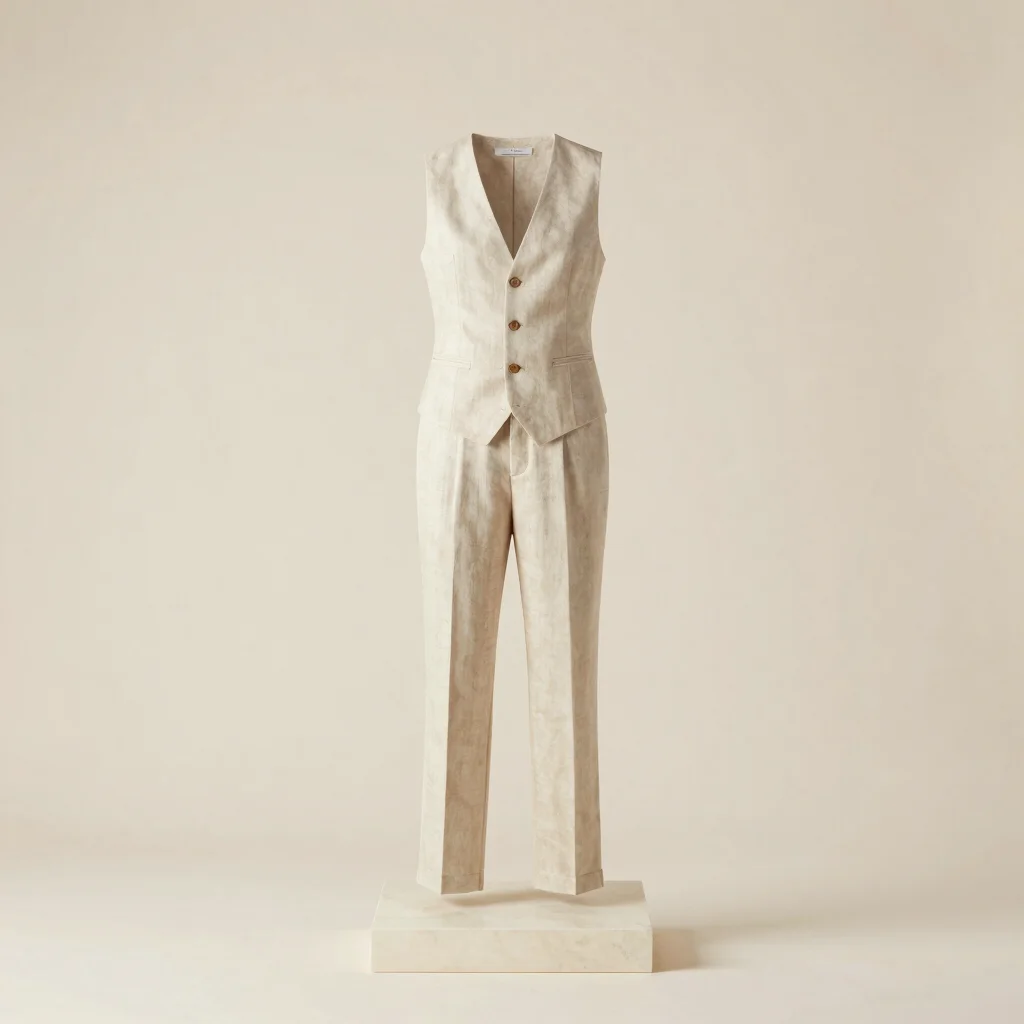 Tailored Linen Two-Piece Co-ord Set