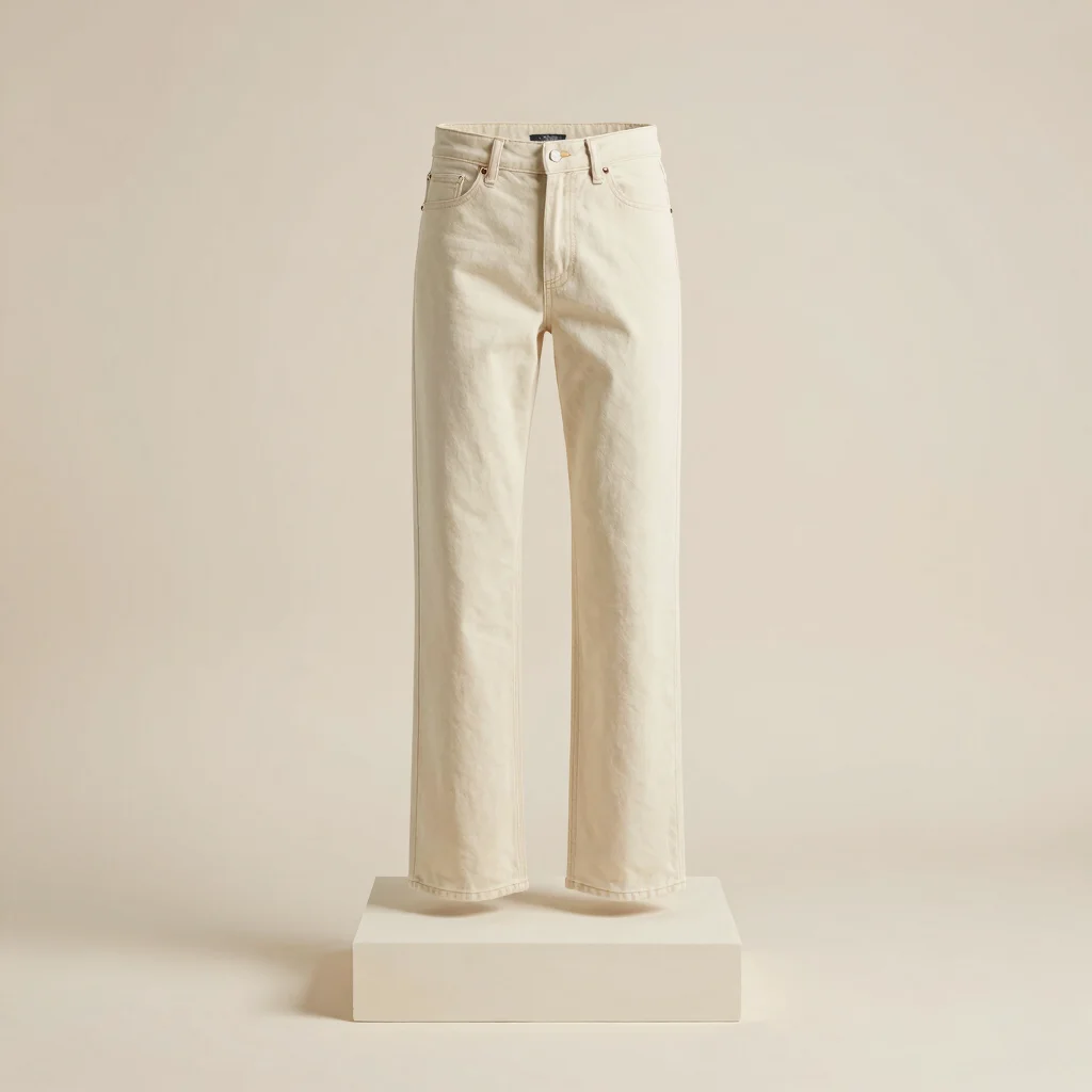 Straight-Leg Raw Organic Denim Trousers